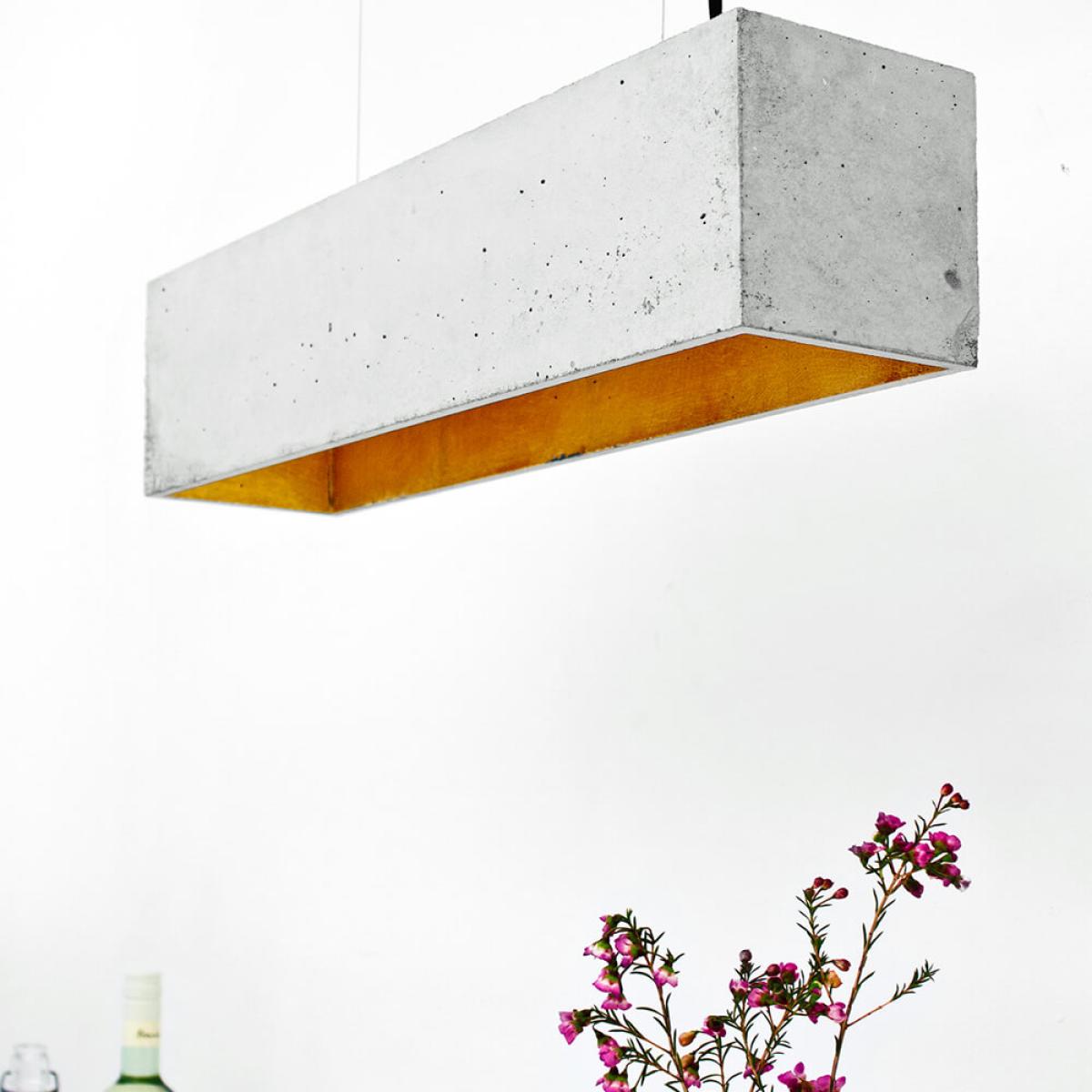 Graphite Grey Horizontal Rectangle Pendant Light – image 6