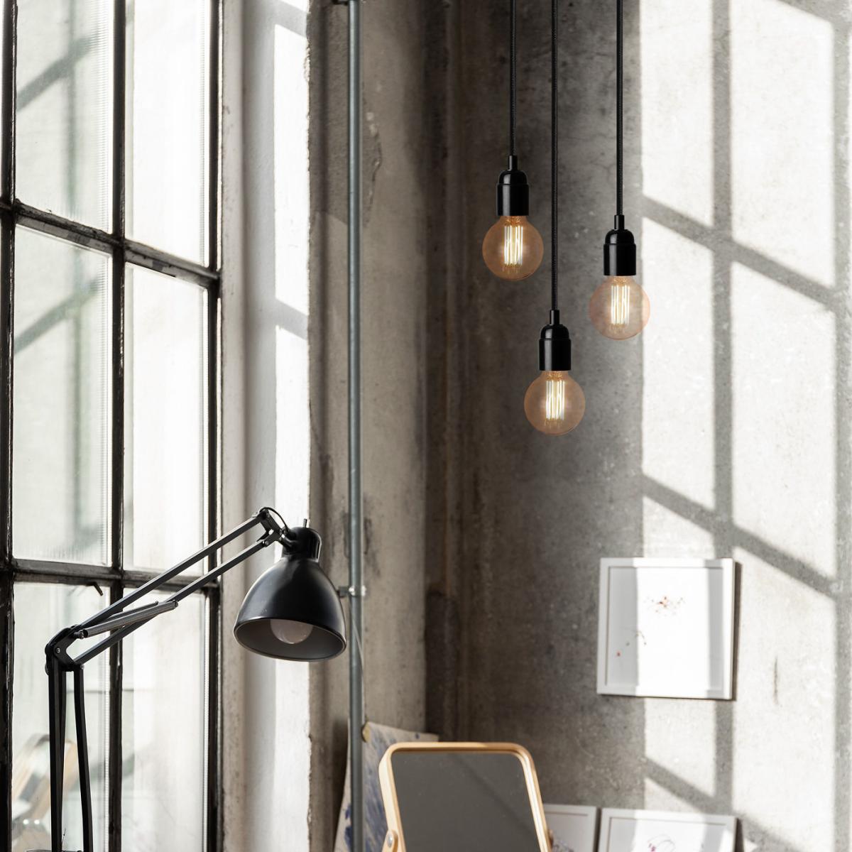 Black Tayo 3-Pendant Light – image 2