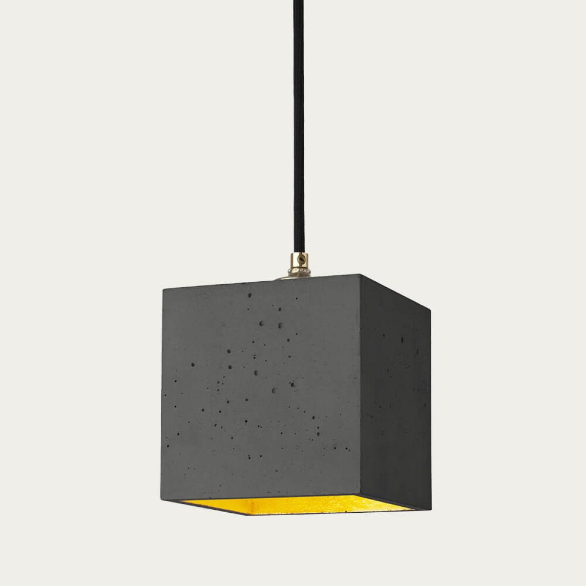 Dark Grey Pendant Light Cubic – image 2