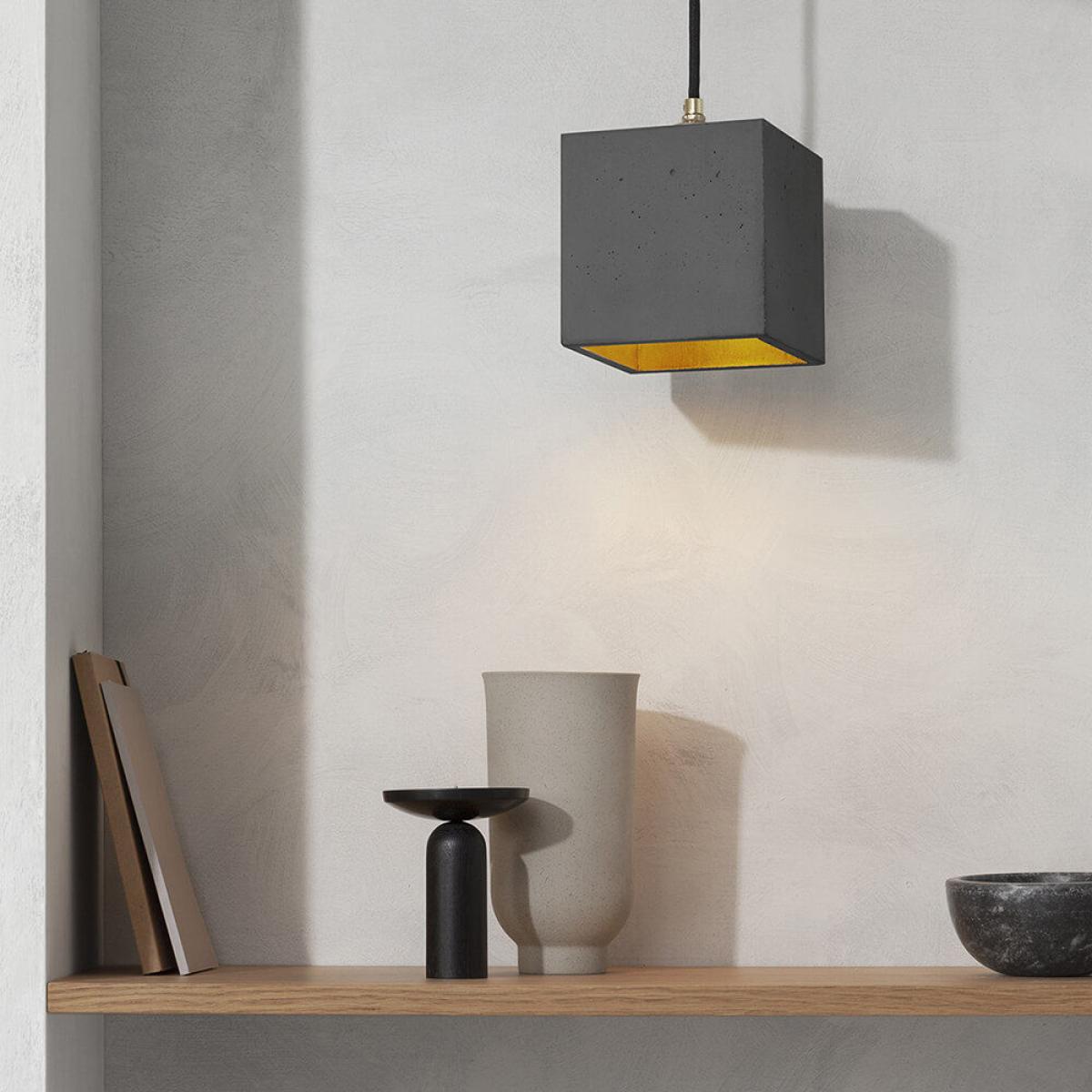 Dark Grey Pendant Light Cubic – image 4