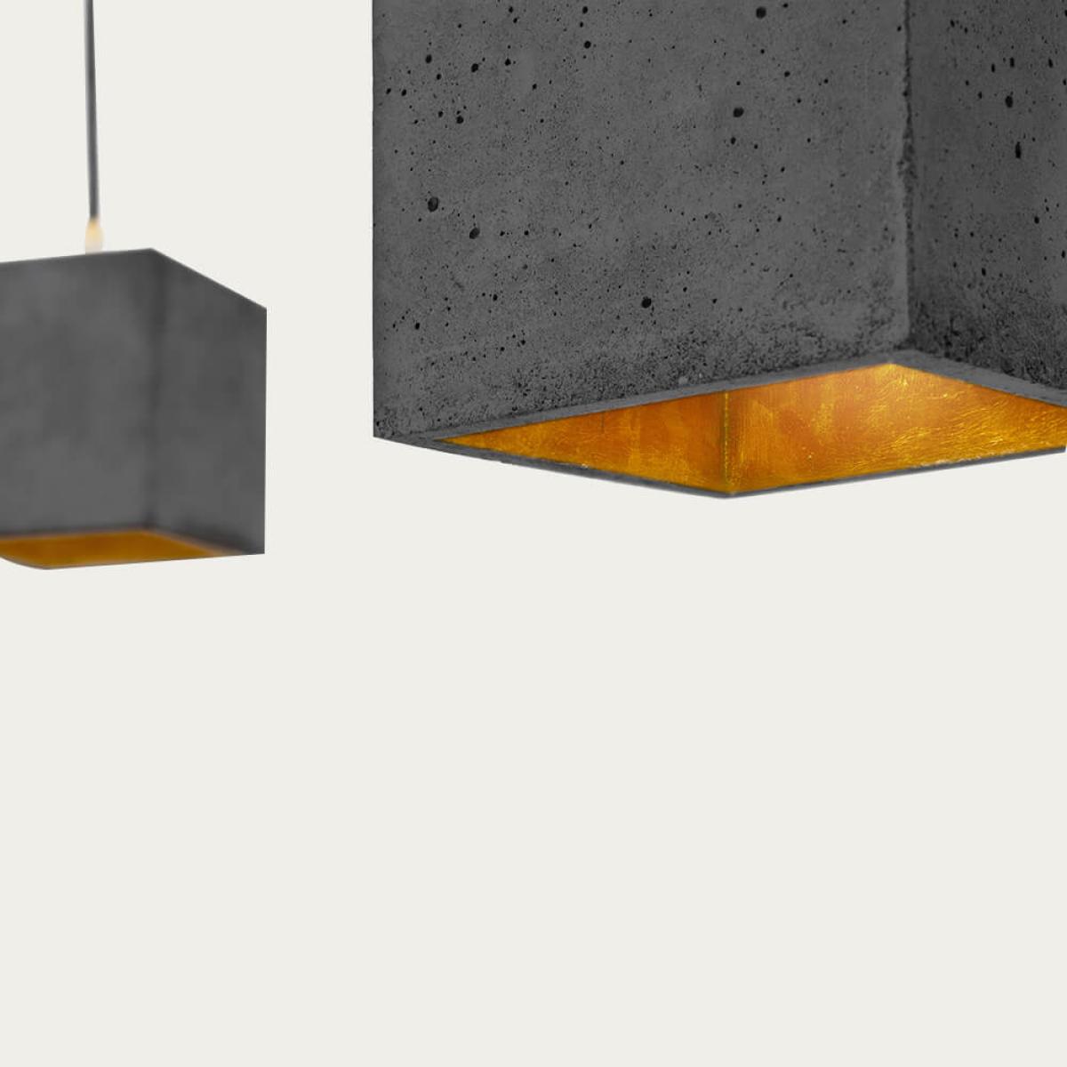 Dark Grey Pendant Light Cubic – image 9