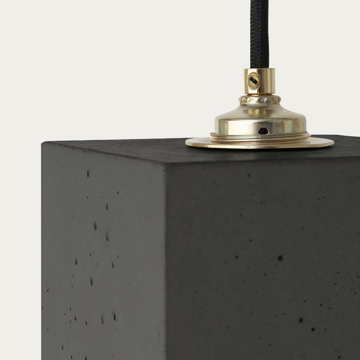 Dark Grey Pendant Light Cubic – image 10