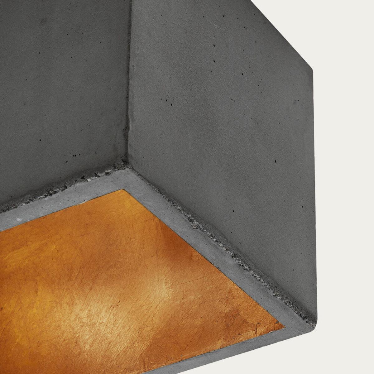 Dark Grey Horizontal Rectangle Pendant Light – image 7