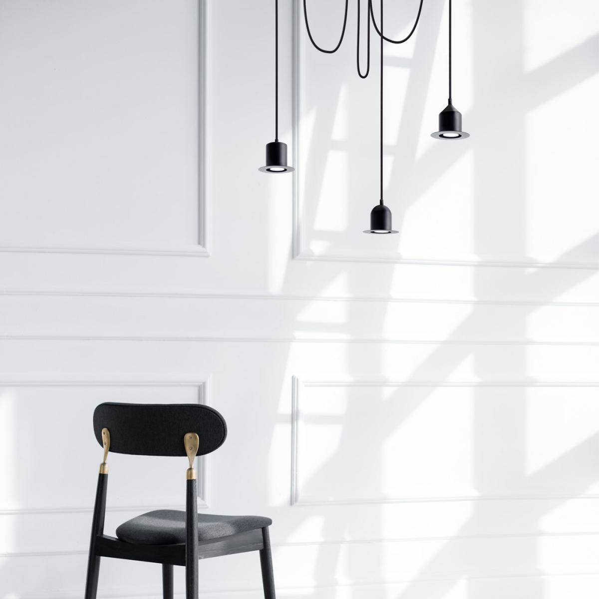 Black Hat Pendant Lamp Set of 3 – image 2