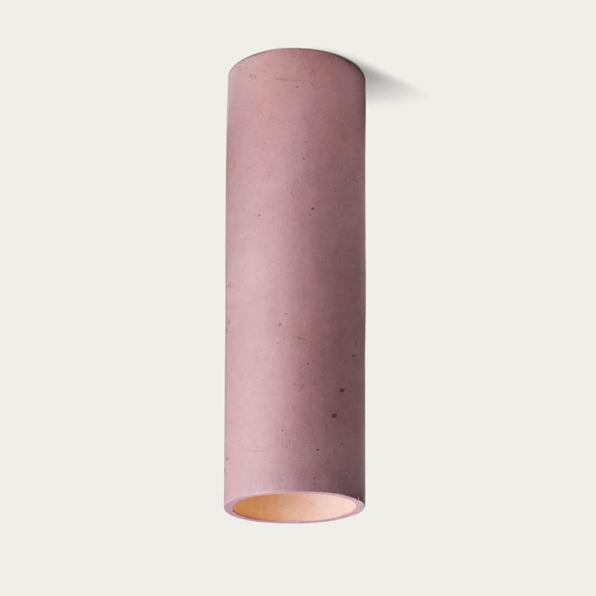 Burgundy Cromia Concrete Ceiling Lamp – image 2
