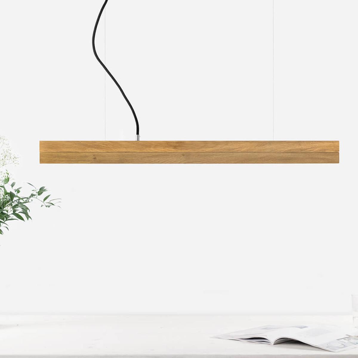 Oak Wood & Oak Wood Pendant Light – image 3