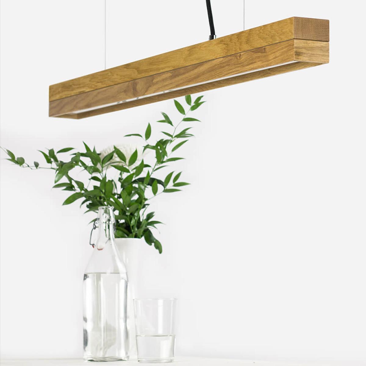 Oak Wood & Oak Wood Pendant Light – image 4