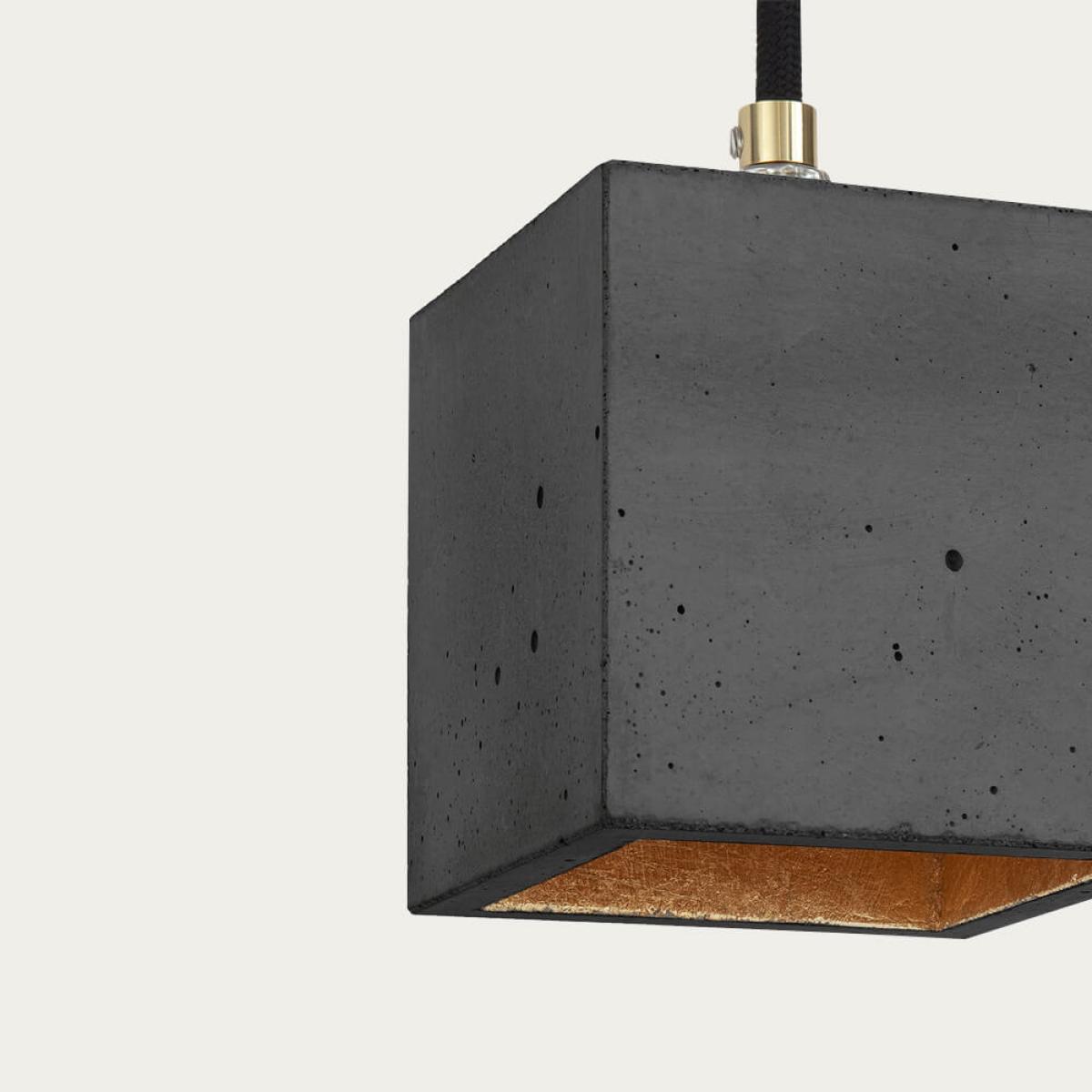 Dark Grey Pendant Light Cubic Small – image 5
