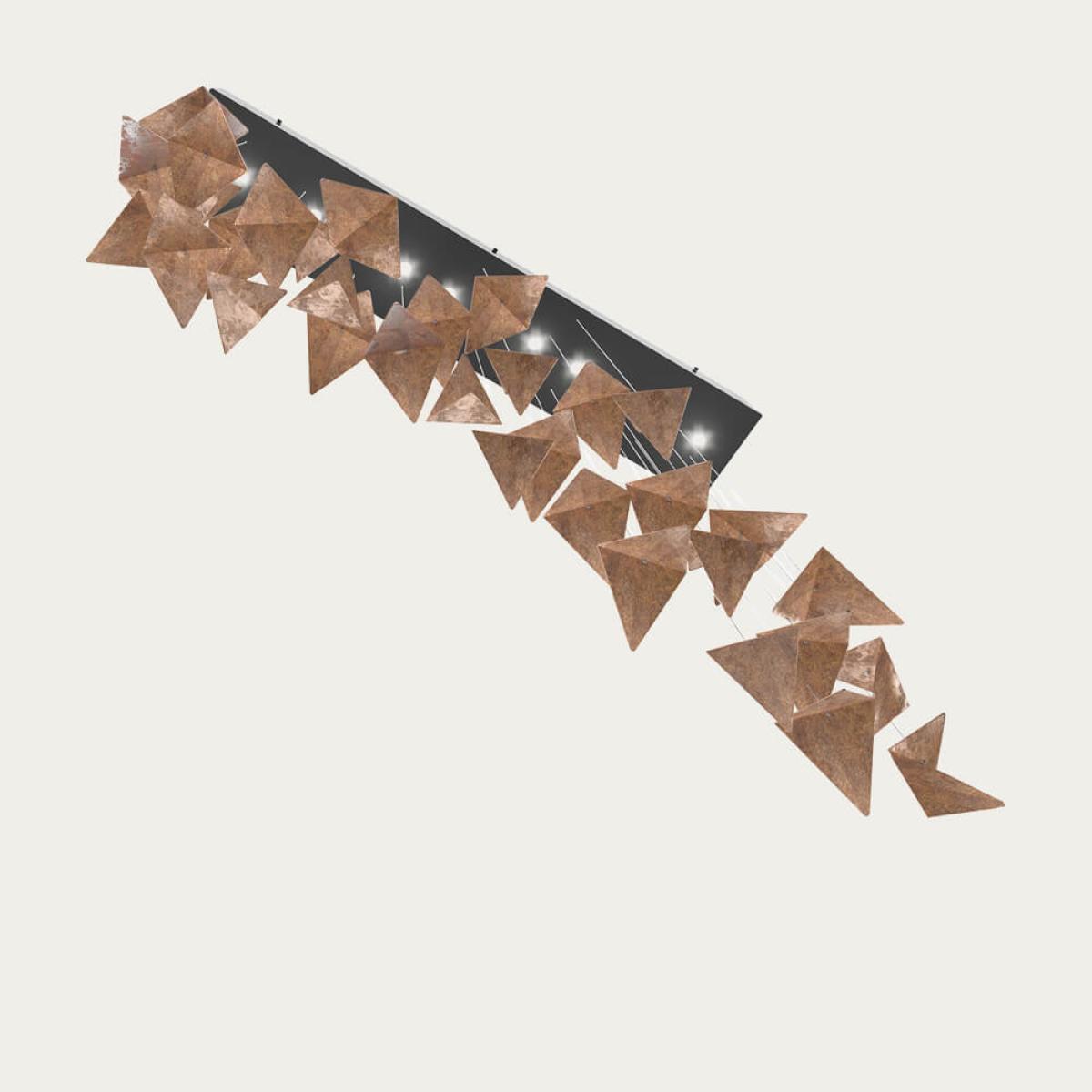 Black/Rust Viline Pendant Chandelier – image 8