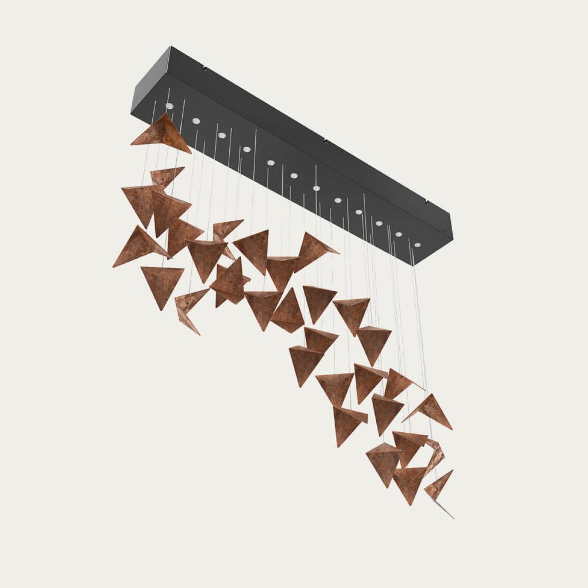 Black/Rust Viline Pendant Chandelier – image 9