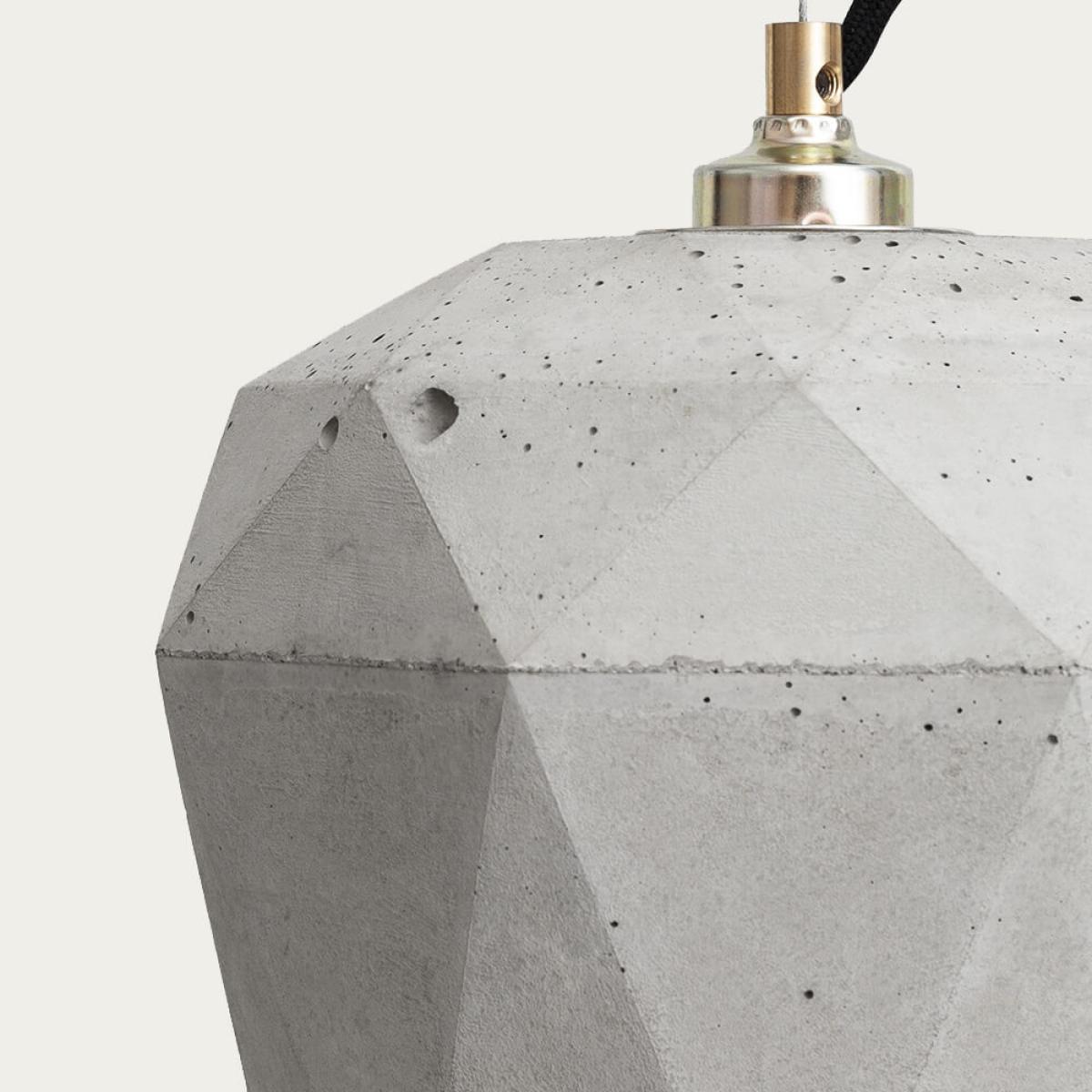 Graphite Grey Large Pendant Light Triangle – image 4
