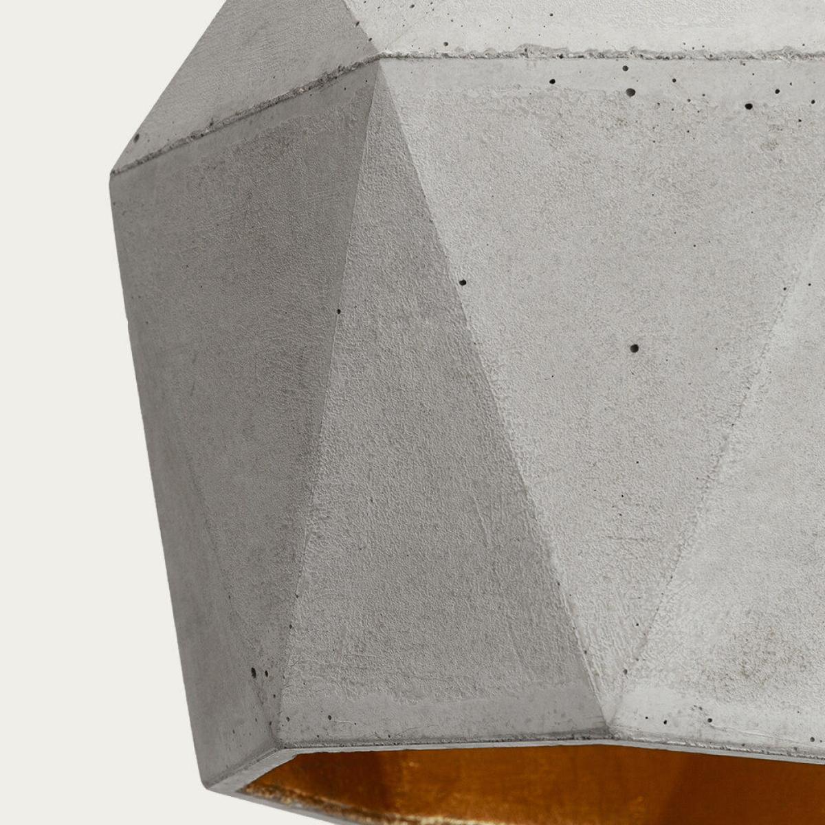 Graphite Grey Large Pendant Light Triangle – image 5