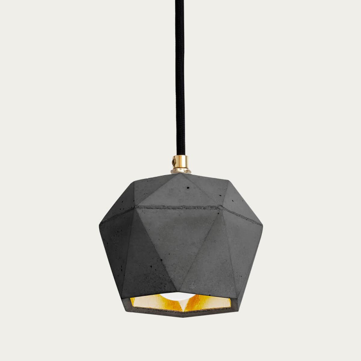 Dark Grey Bundle Pendant Light Triangle – image 4