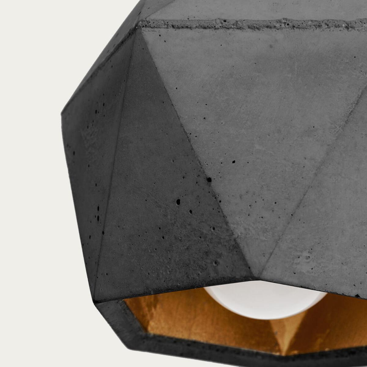 Dark Grey Bundle Pendant Light Triangle – image 5
