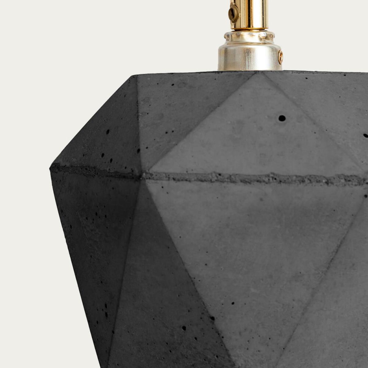 Dark Grey Bundle Pendant Light Triangle – image 6