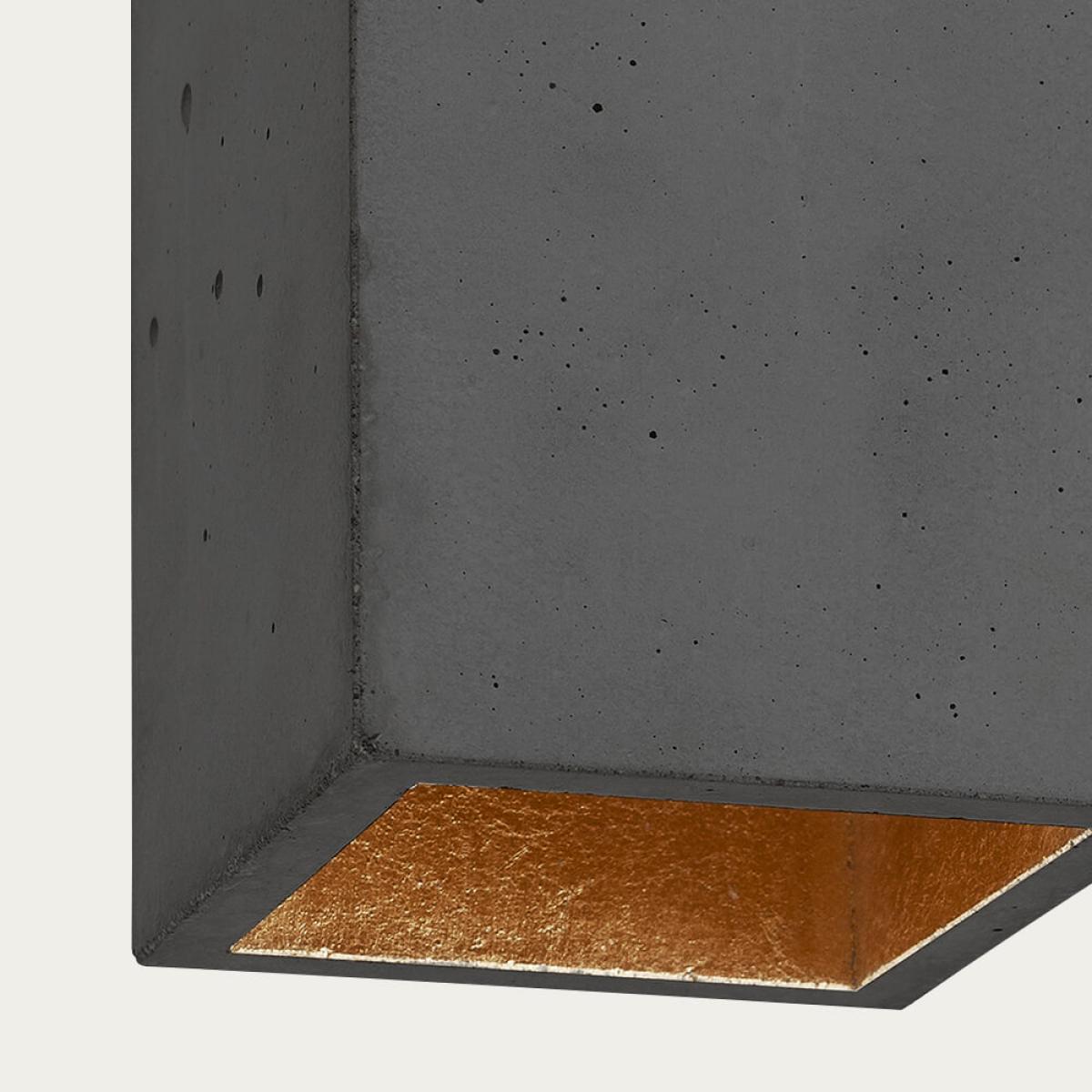 Dark Grey Vertical Rectangle Pendant Light – image 6