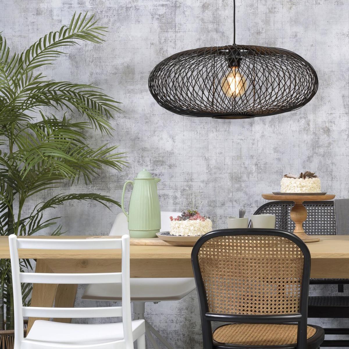 Black Cango Ellipse Hanging Lamp – image 2