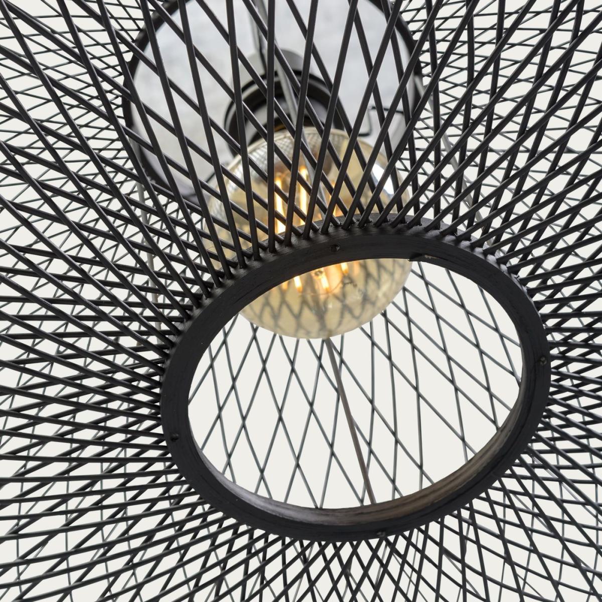 Black Cango Ellipse Hanging Lamp – image 7