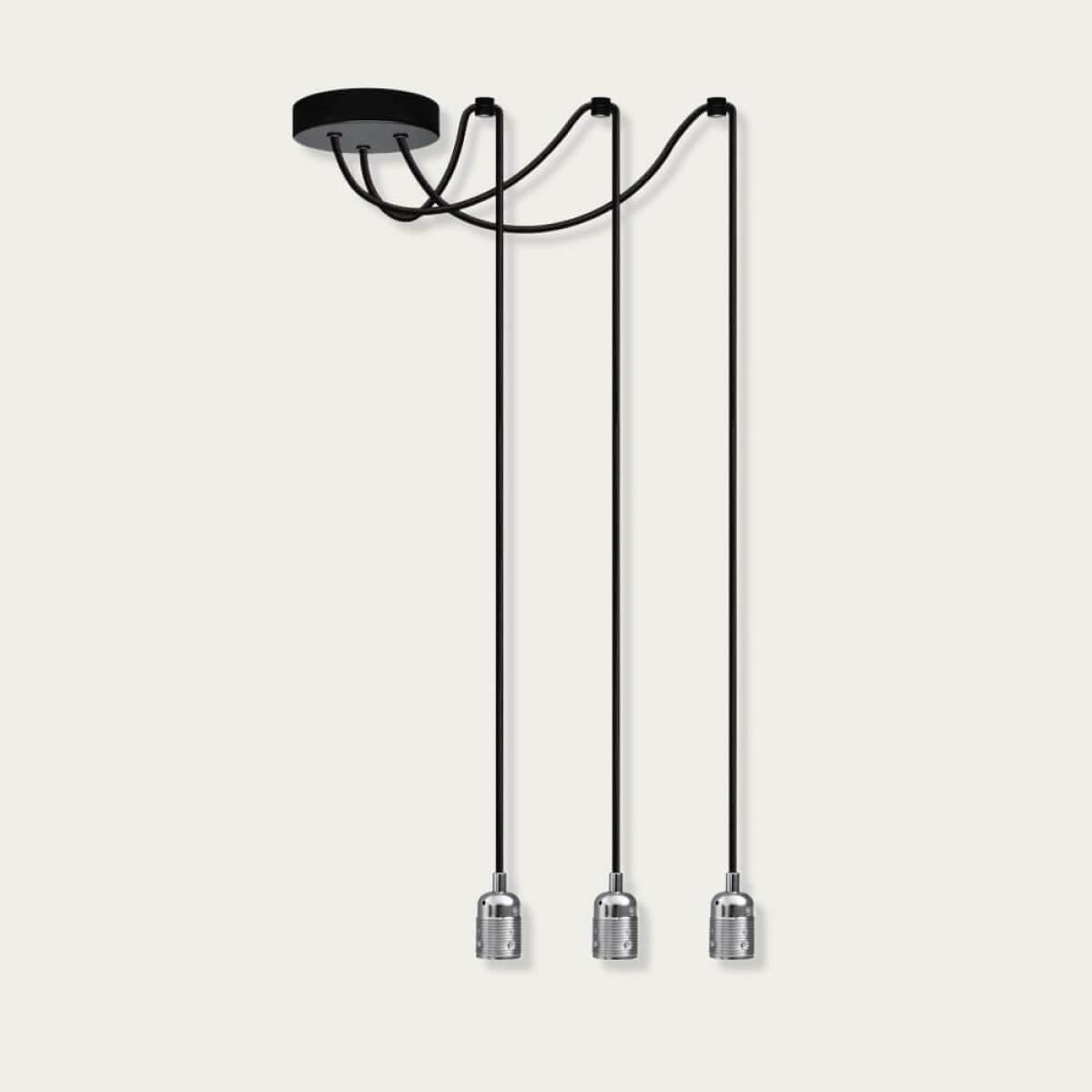 Nickel Baya 3-Pendant Light – image 1