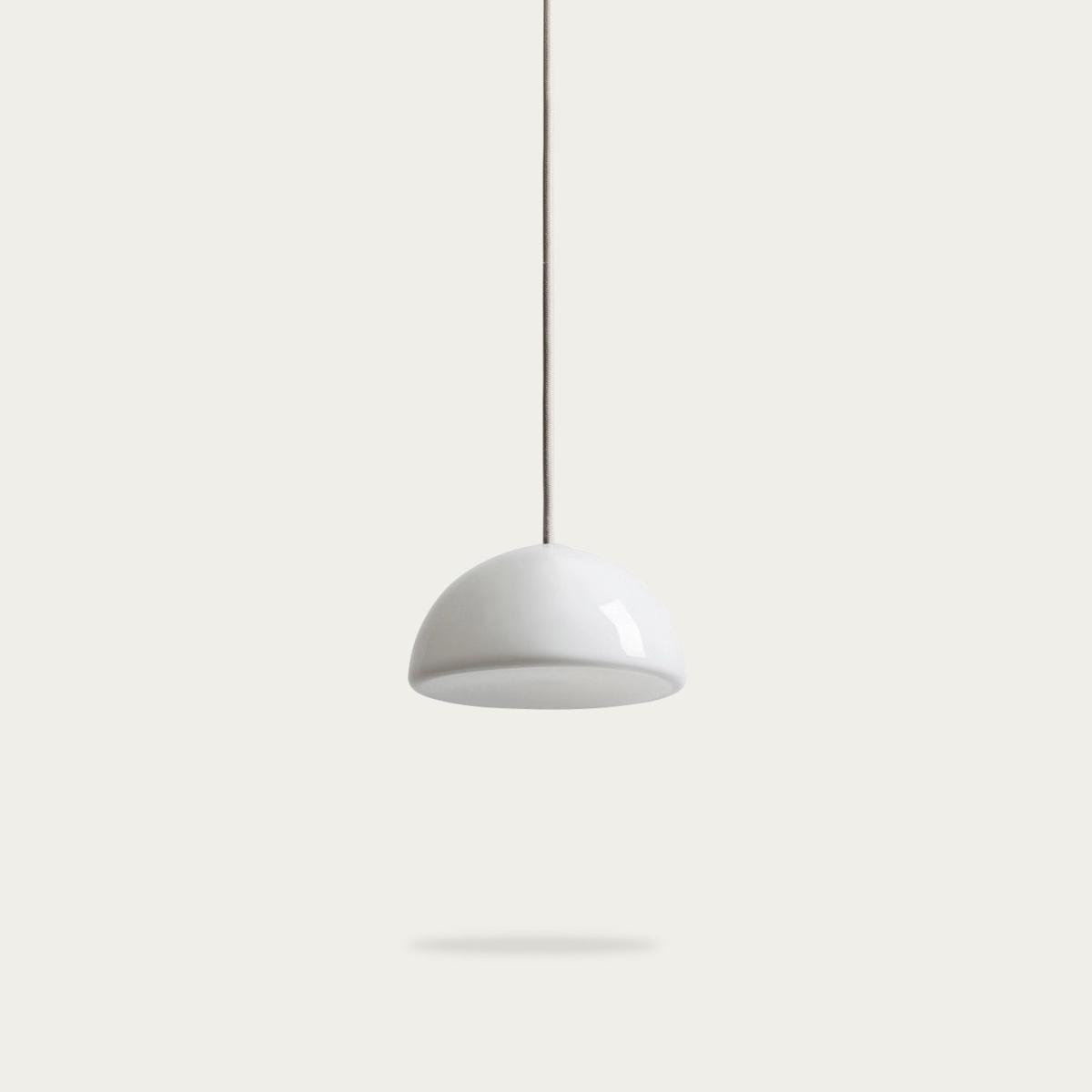 Light Grey Bulb Lamp Small Hemisphere