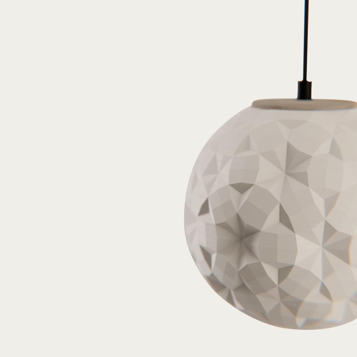 White Mono Vinteg Pendant Lamp – image 3