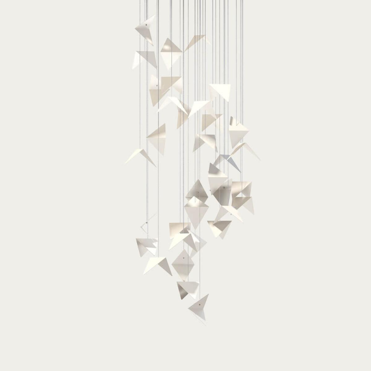 Cream Portal Pendant Chandelier – image 5