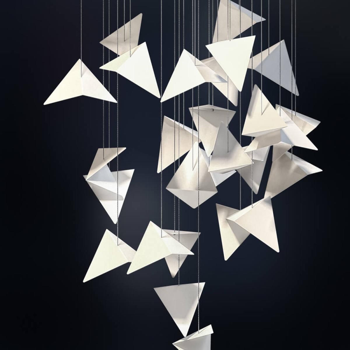 Cream Portal Pendant Chandelier – image 6