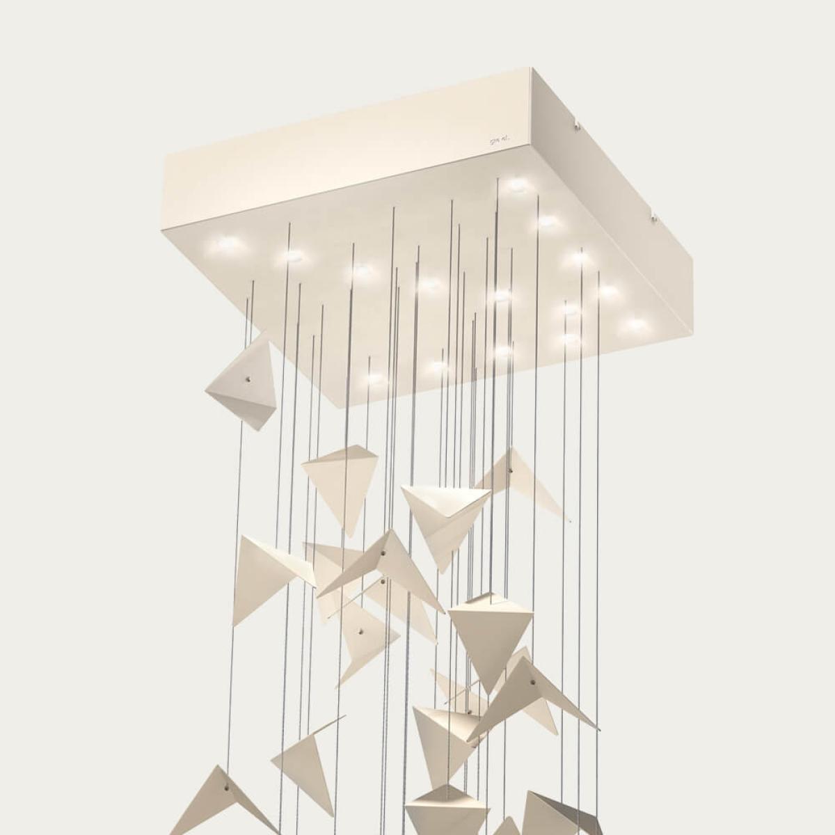 Cream Portal Pendant Chandelier – image 7