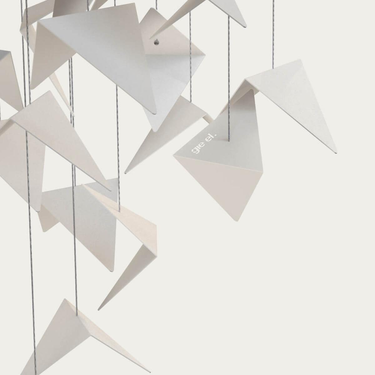 Cream Portal Pendant Chandelier – image 8