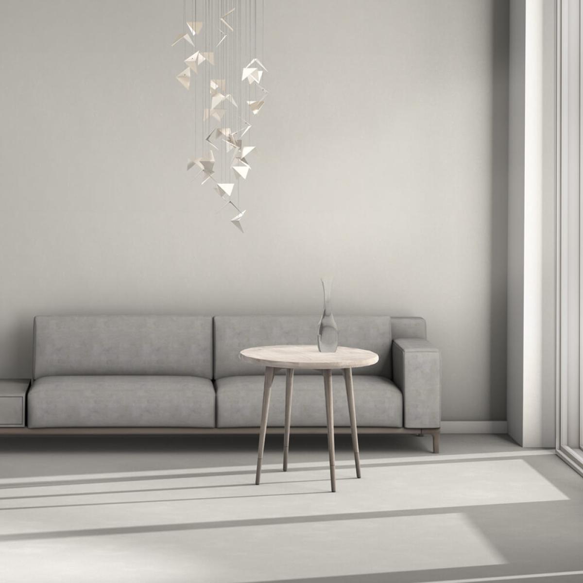 Cream Portal Pendant Chandelier – image 9
