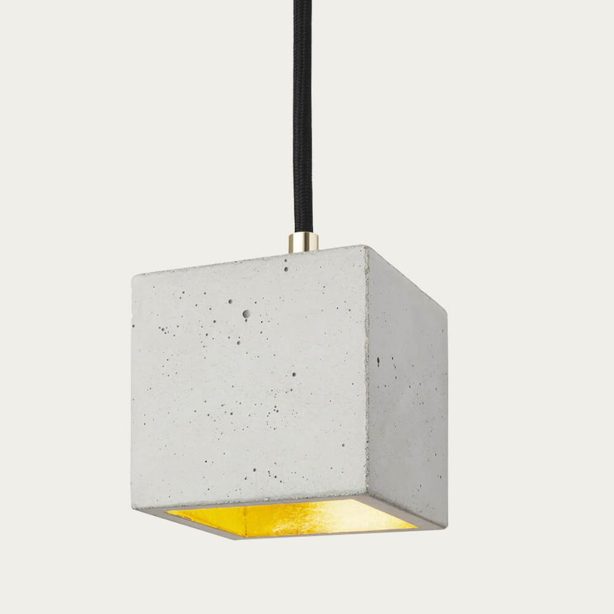 Graphite Grey Pendant Light Cubic Small – image 2