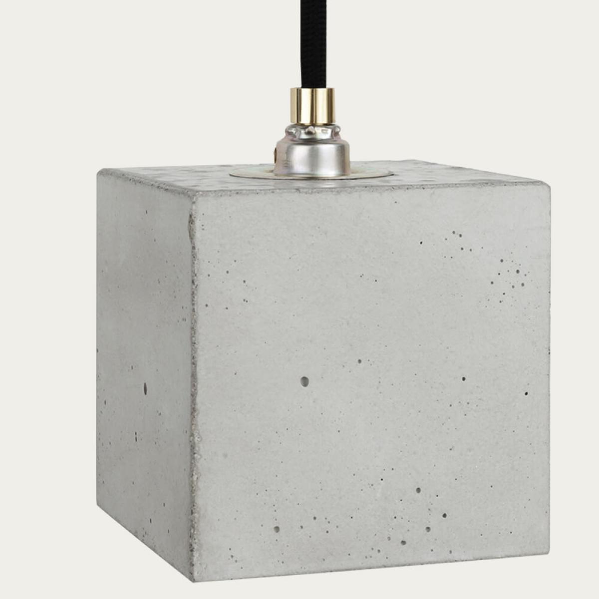 Graphite Grey Pendant Light Cubic Small – image 5