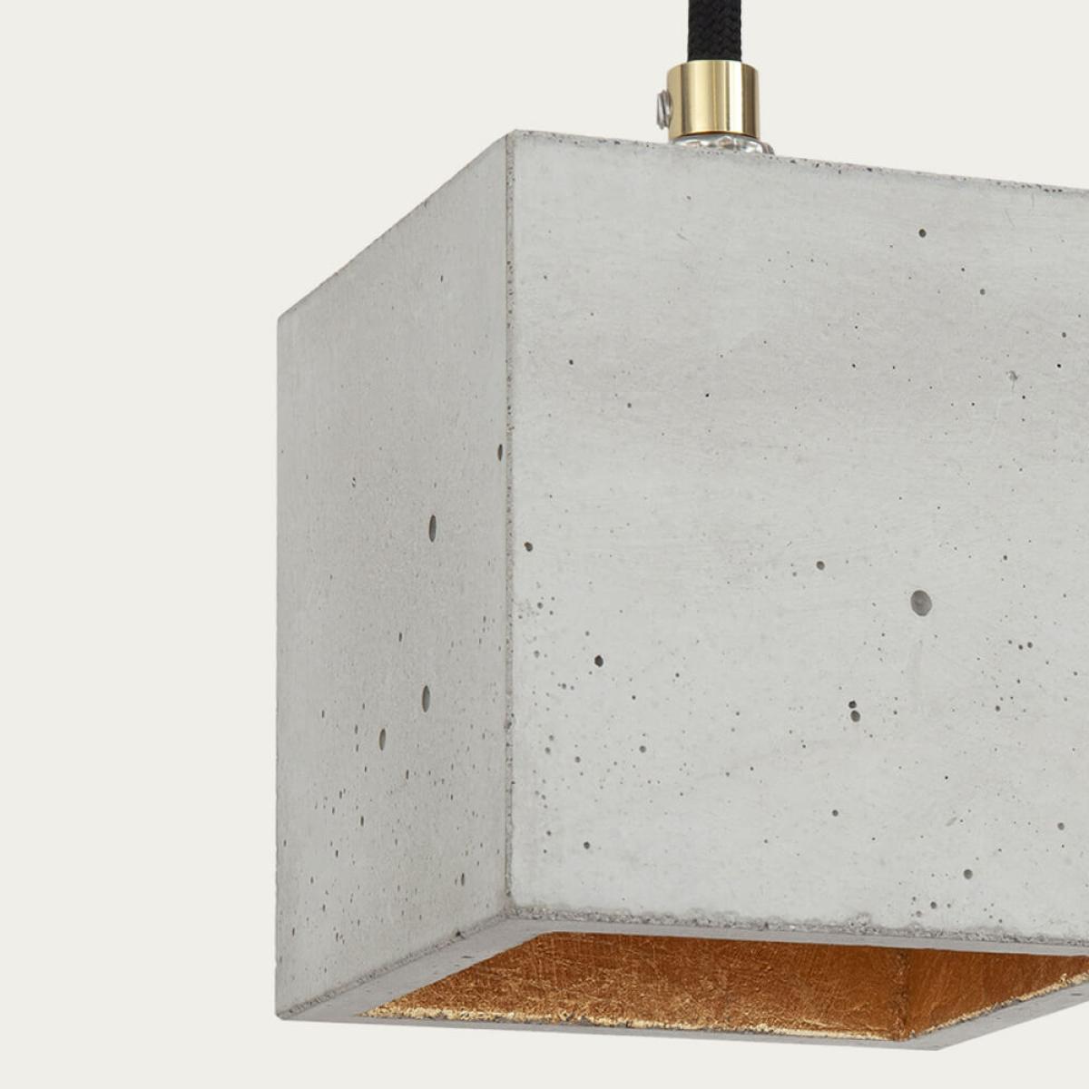 Graphite Grey Pendant Light Cubic Small – image 6