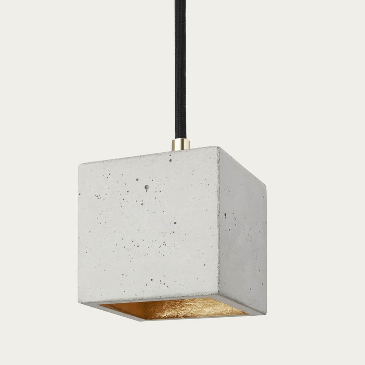 Graphite Grey Pendant Light Cubic Small – image 1