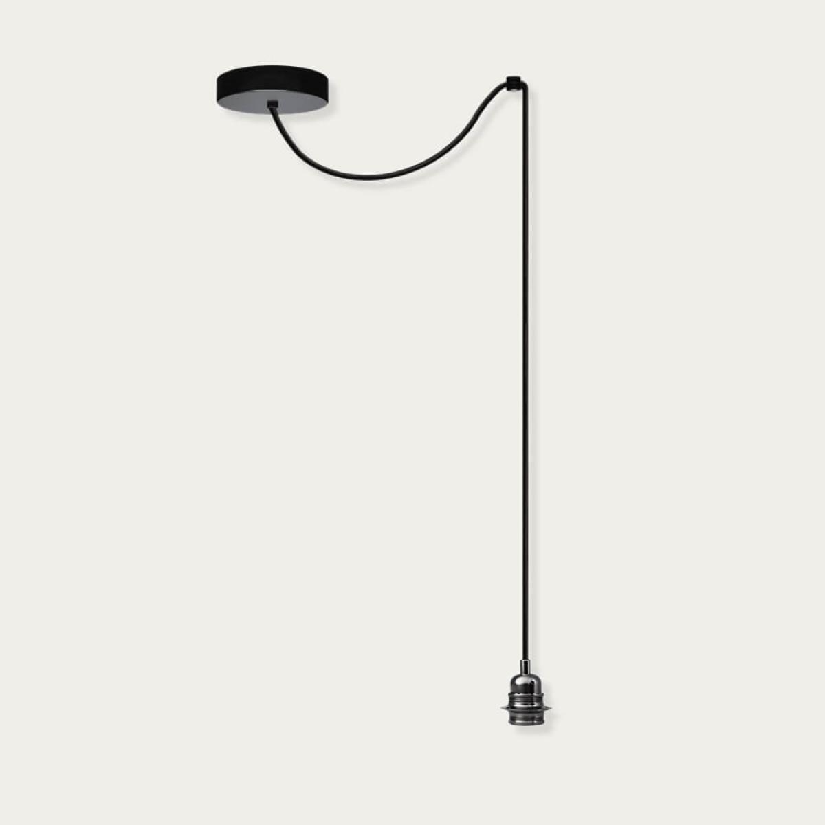 Black Chrome Iko 1-Pendant Light – image 1