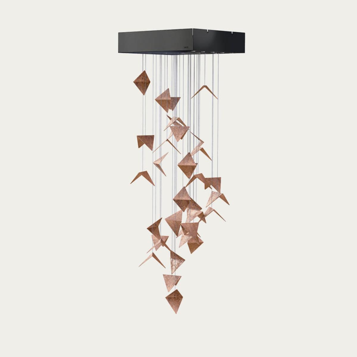 Black/Rust Portal Pendant Chandelier – image 3