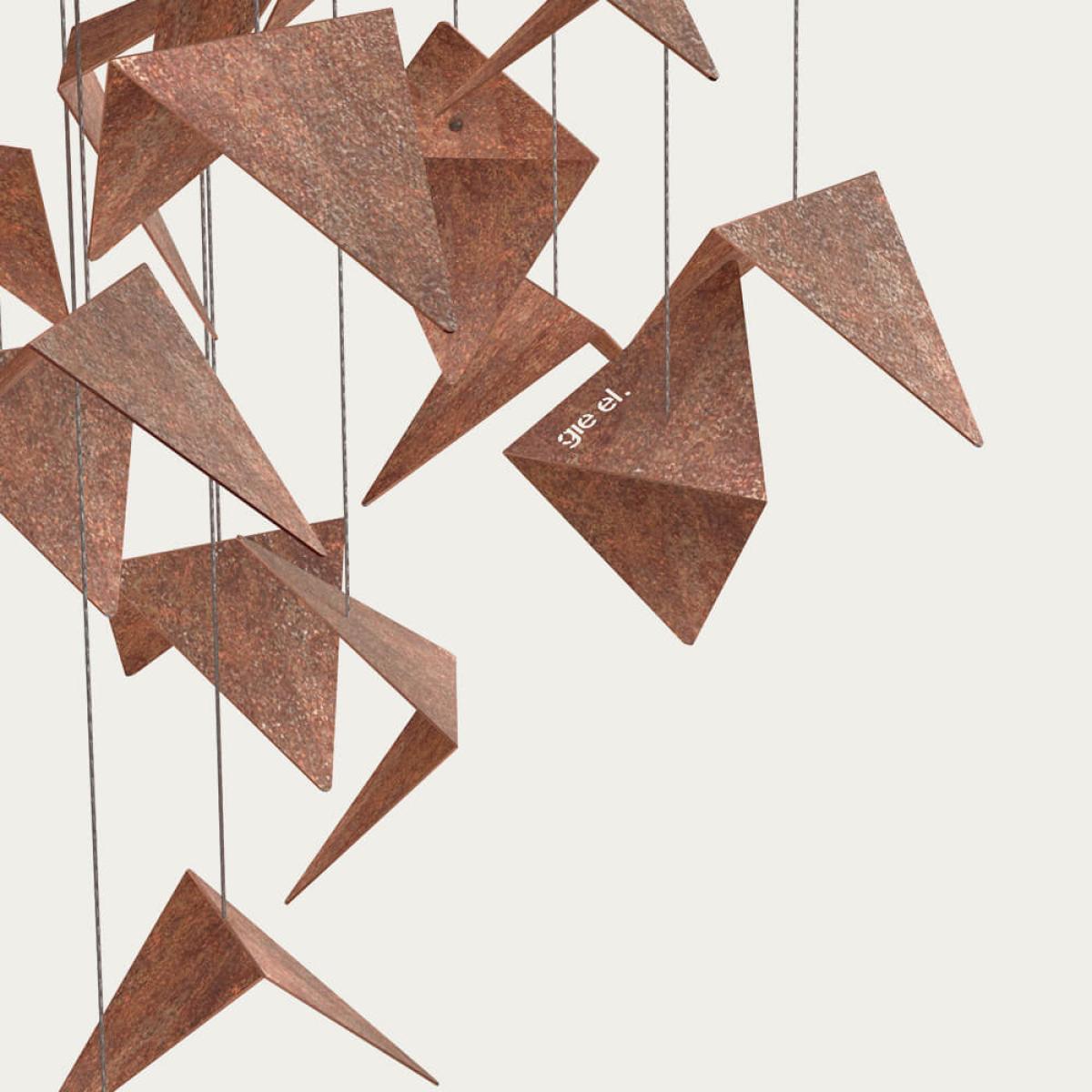 Black/Rust Portal Pendant Chandelier – image 8