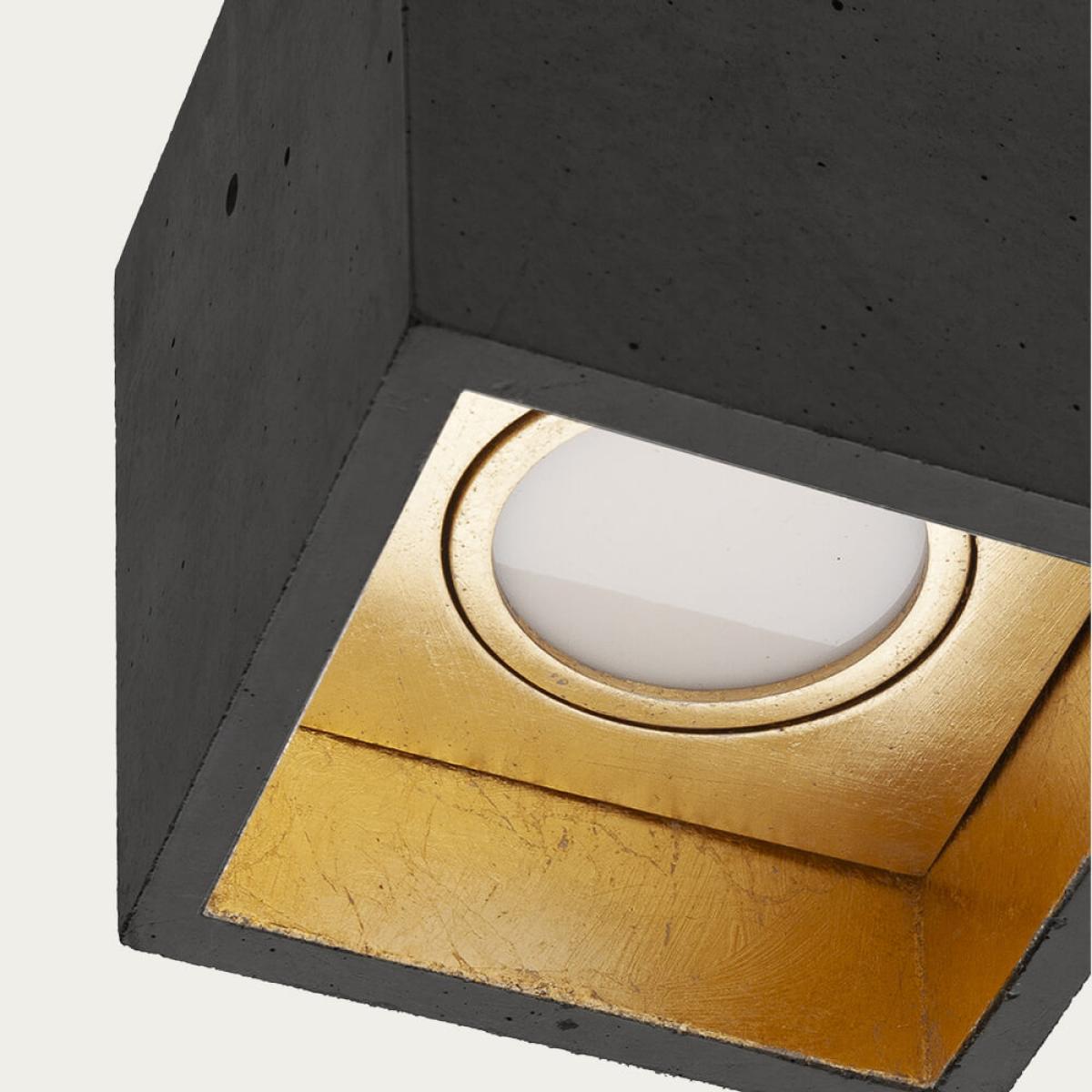 Dark Grey Ceiling Spot Cubic – image 7
