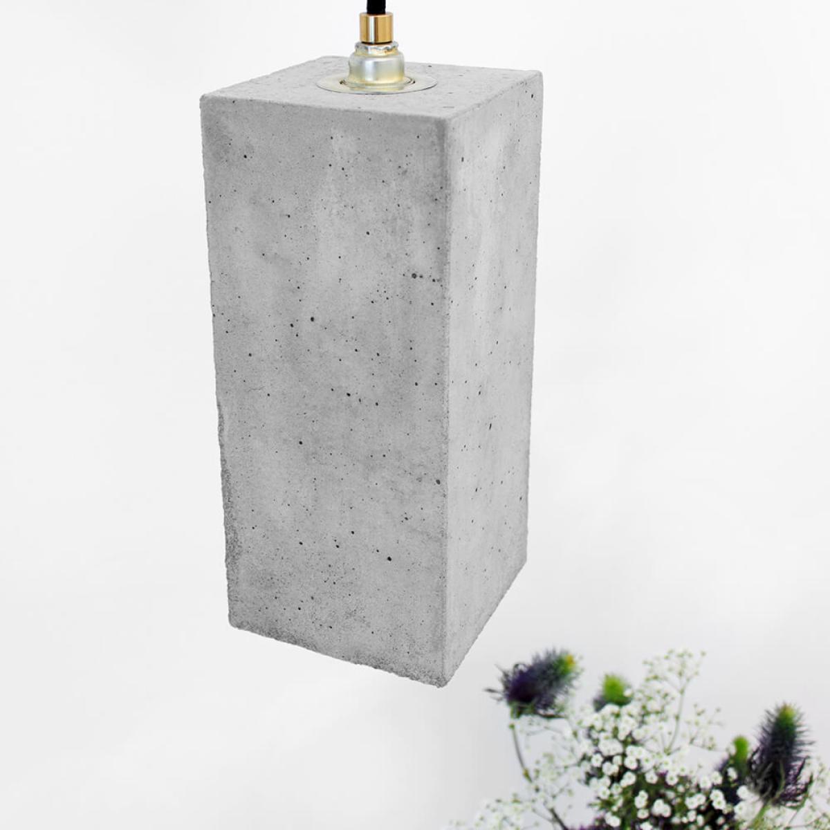 Graphite Grey Vertical Rectangle Pendant Light – image 6