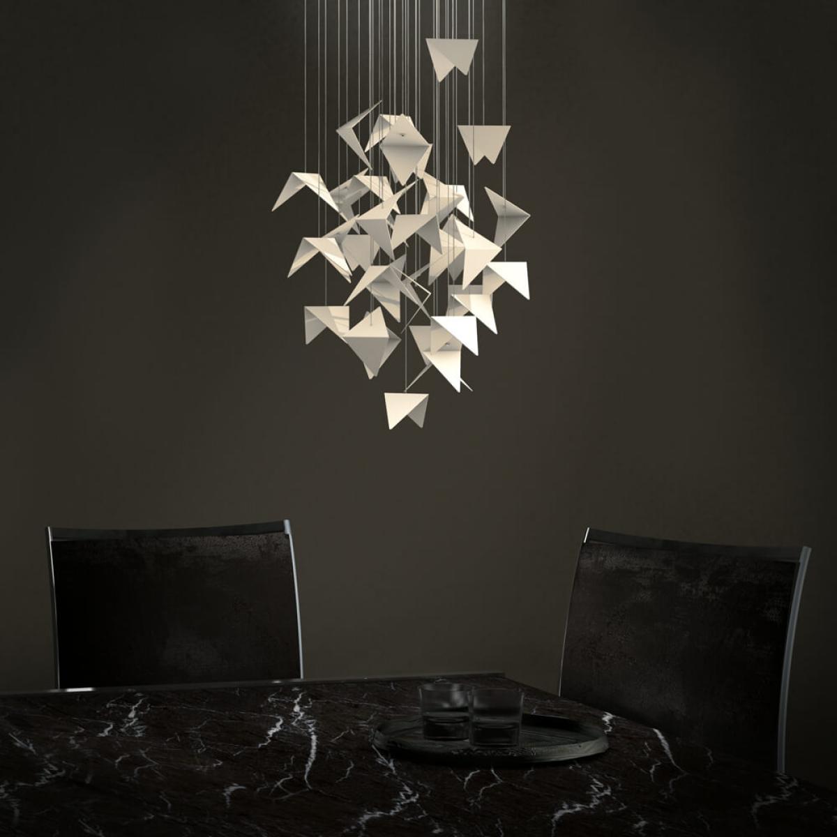 Cream Hive Pendant Chandelier – image 2