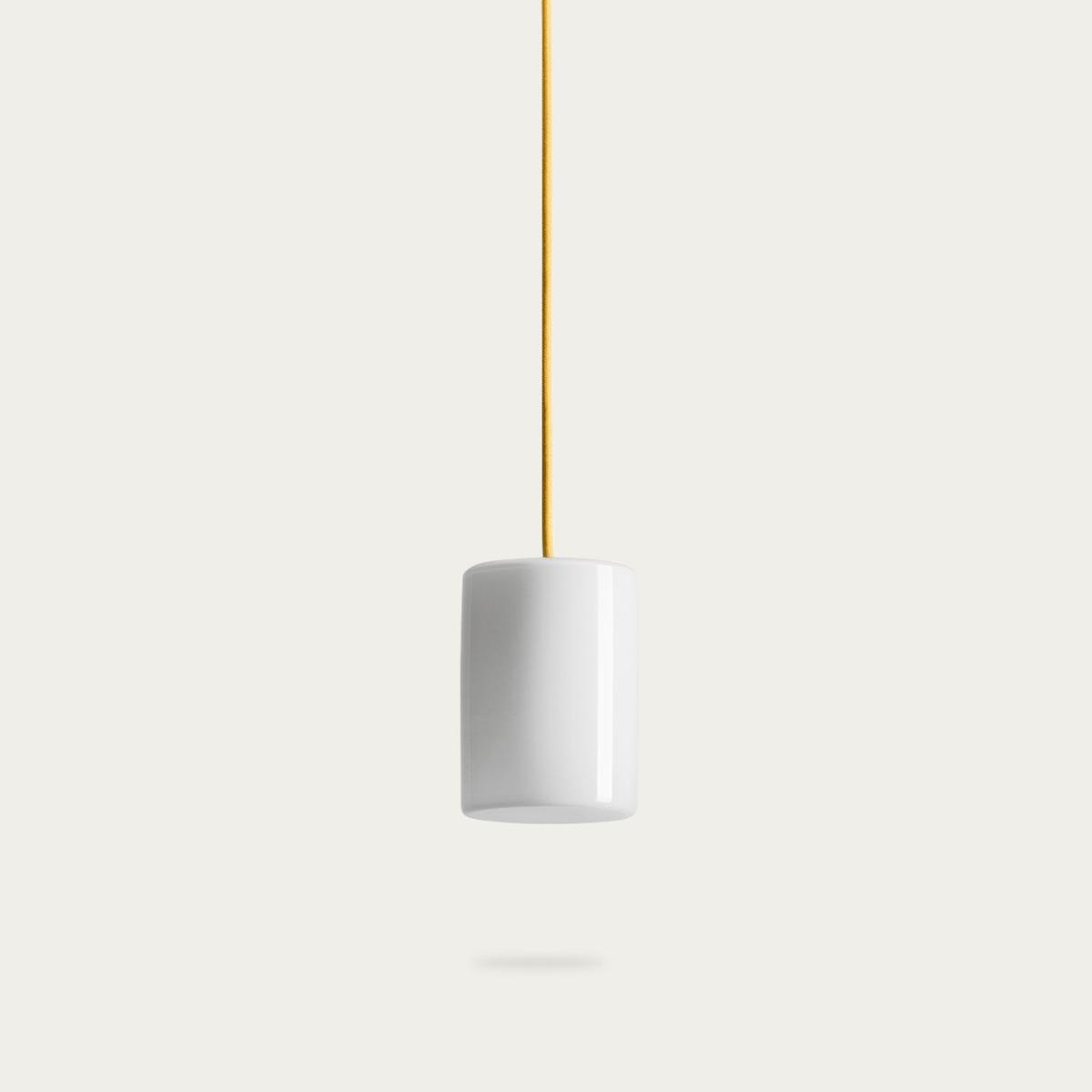 Yellow Bulb Lamp Small Cylinder