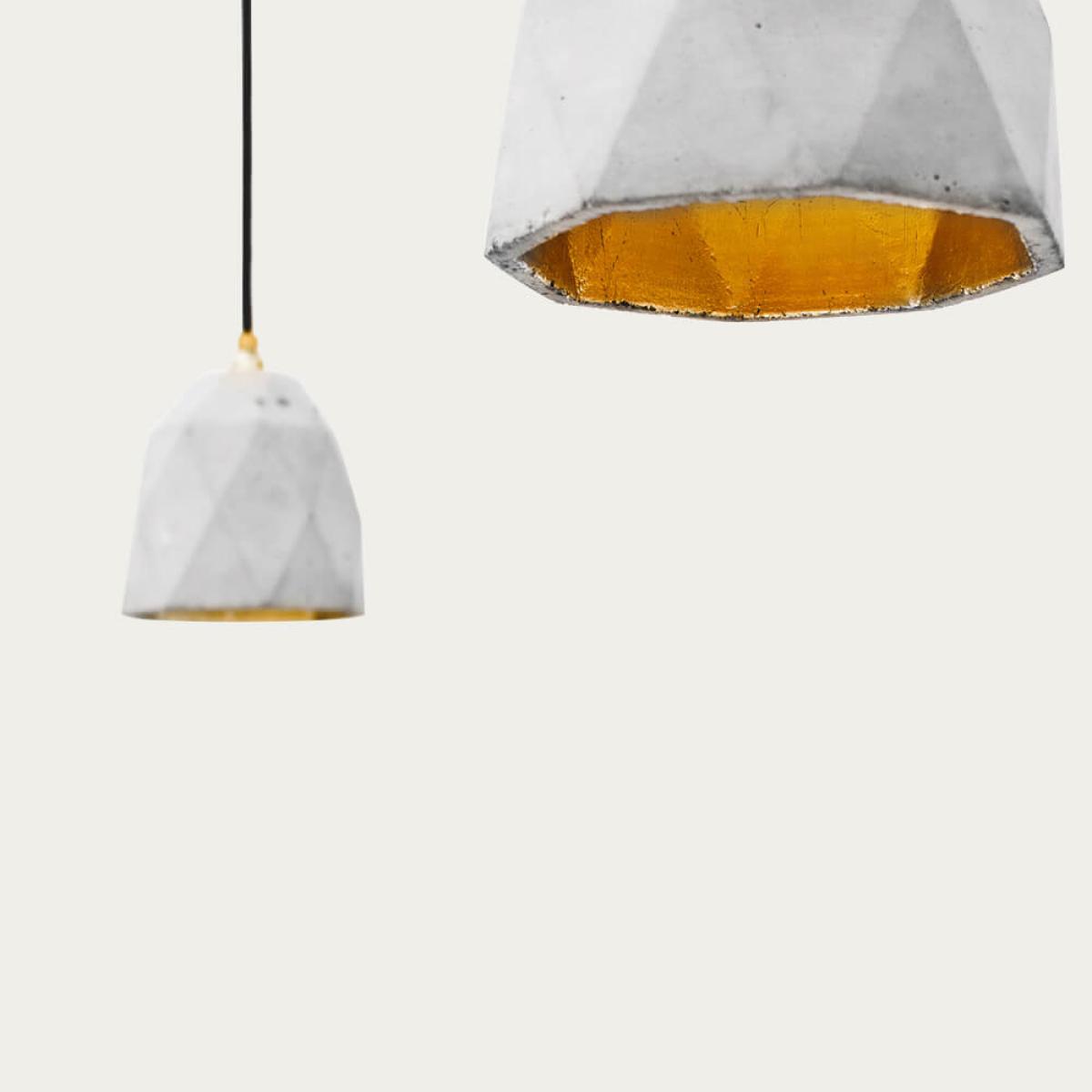 Graphite Grey Medium Pendant Light Triangle – image 8