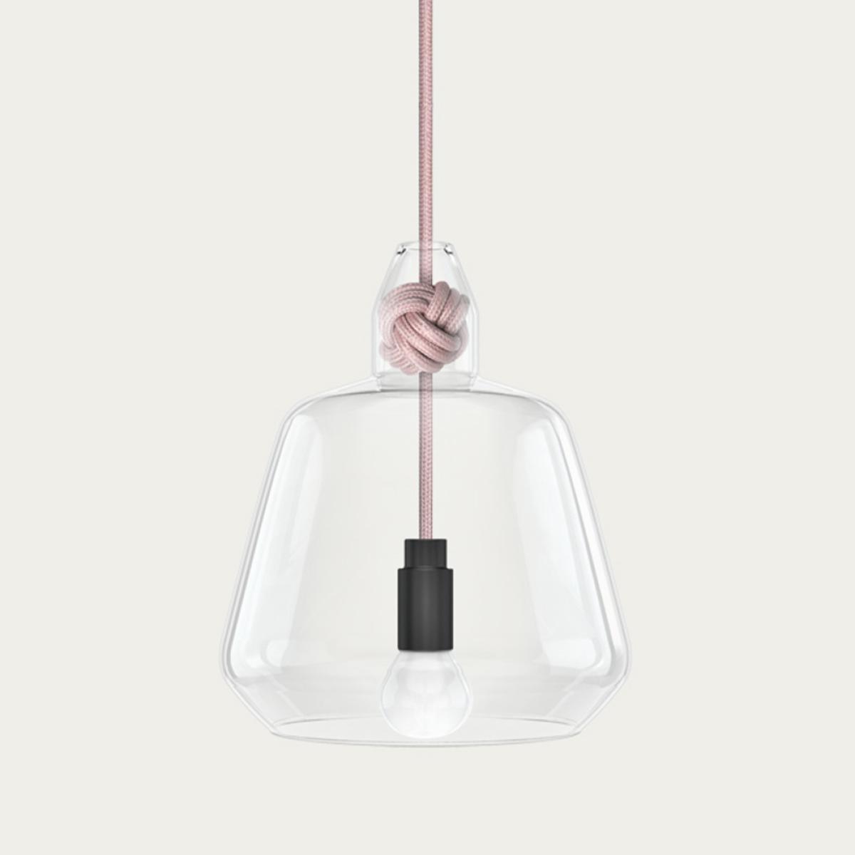 Dusty Pink Large Knot Lamp