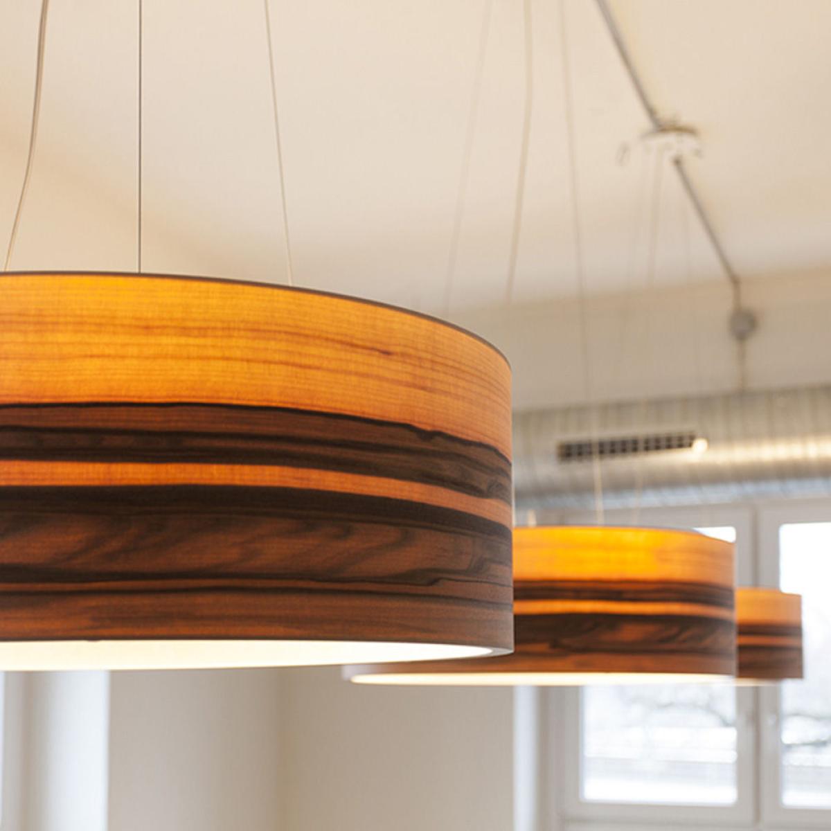 Satin Walnut Funk 60/20P Ceiling Lamp – image 2