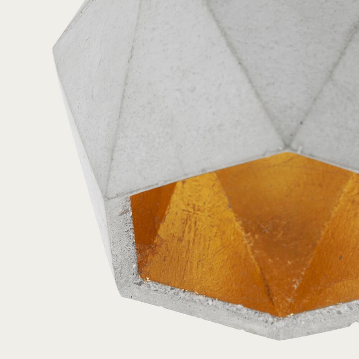 Graphite Grey Small Pendant Light Triangle – image 5
