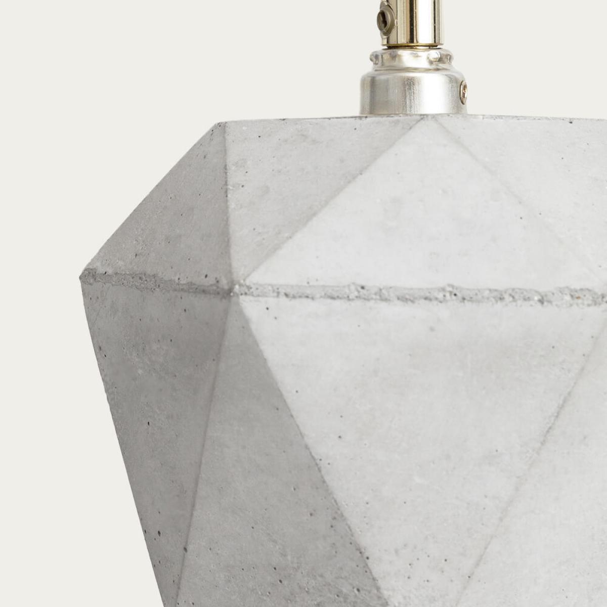 Graphite Grey Small Pendant Light Triangle – image 6