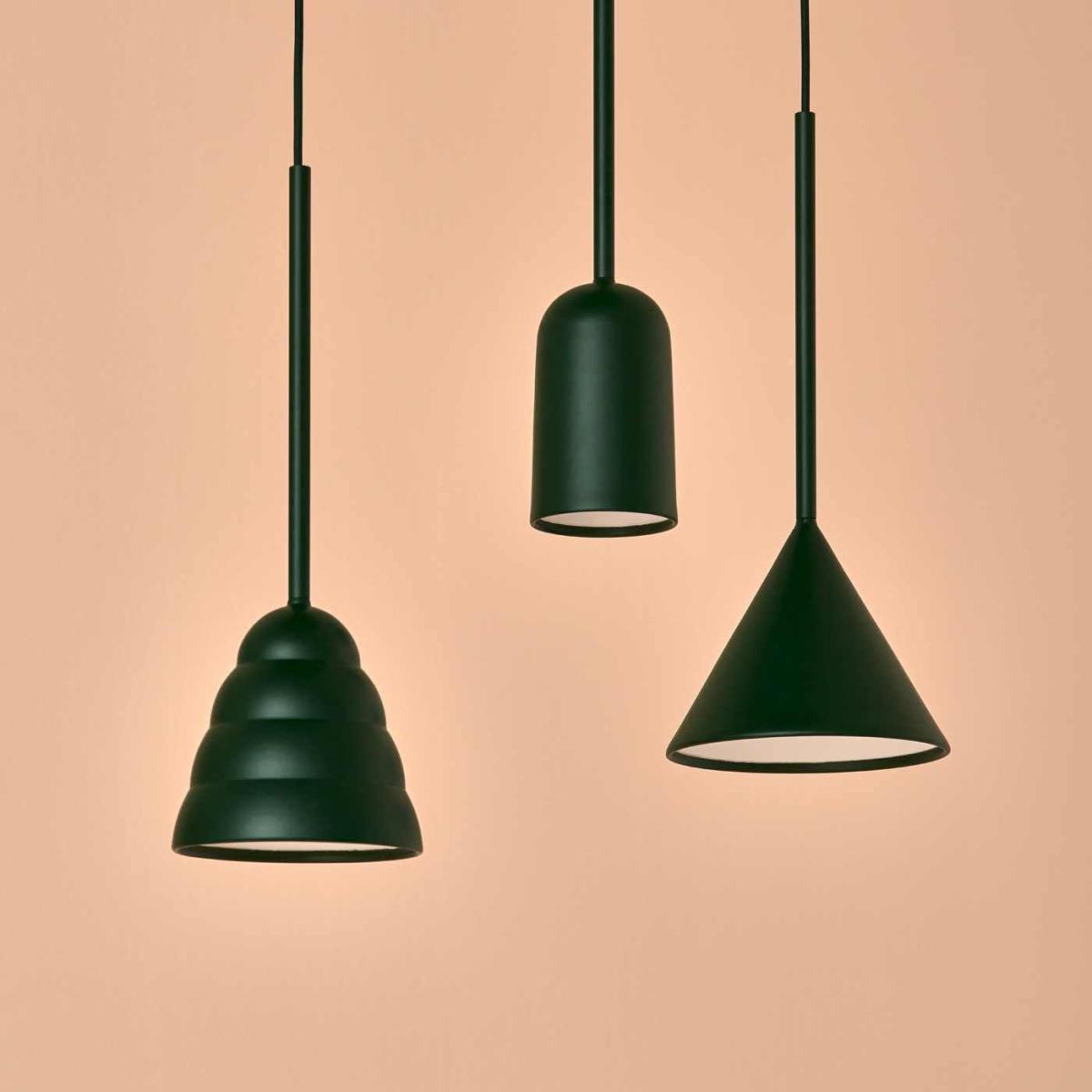 Forest Green Figura Cone Lamp – image 2