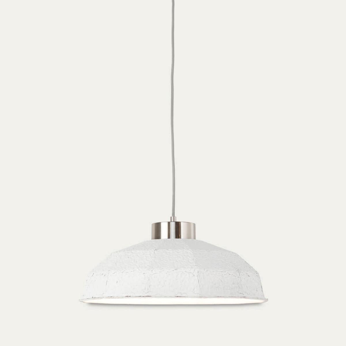 White Yosemite Paperpulp Hanging Lamp