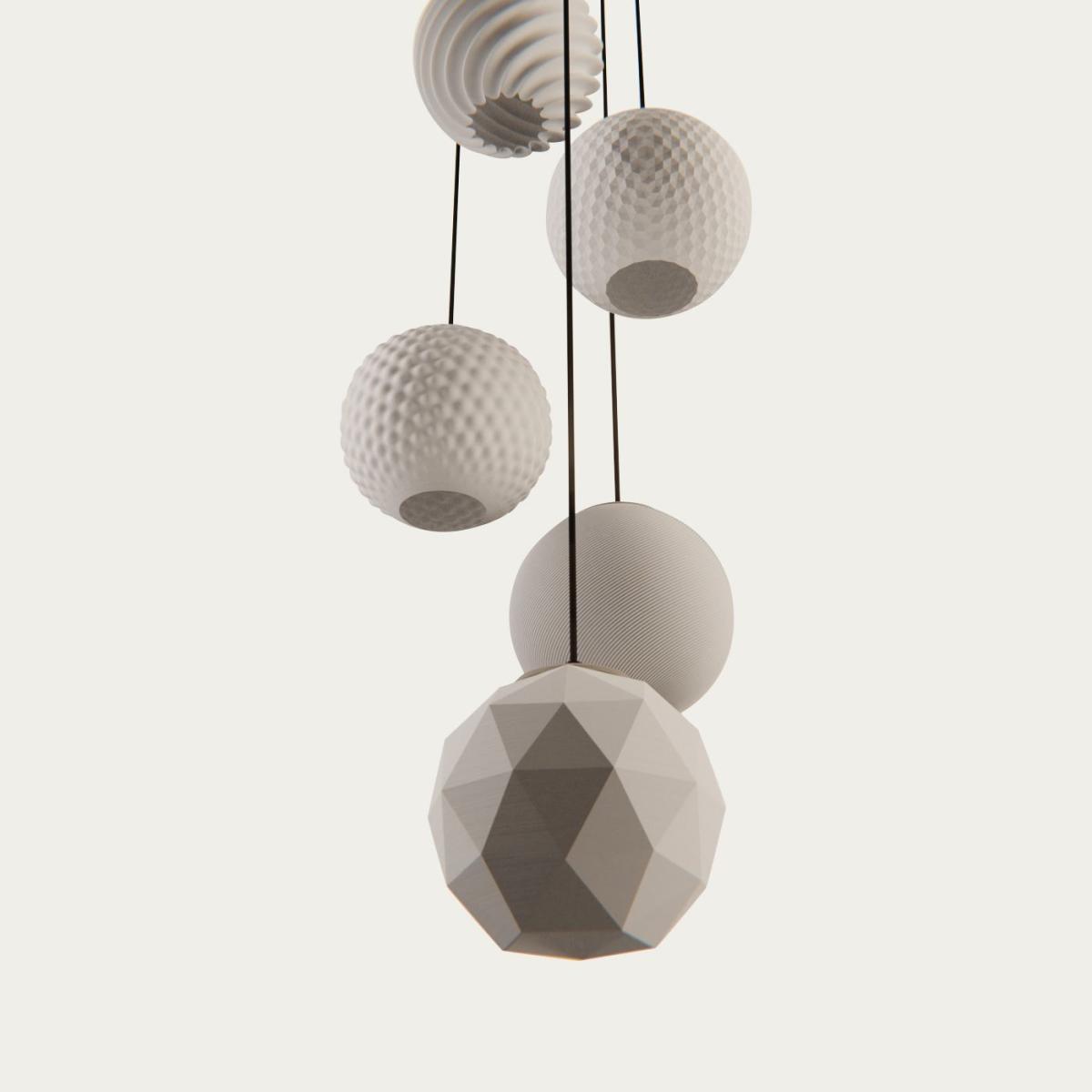 Ripple/Radial/Bulp/Lambert/Ico-Random Set of 5 – image 4