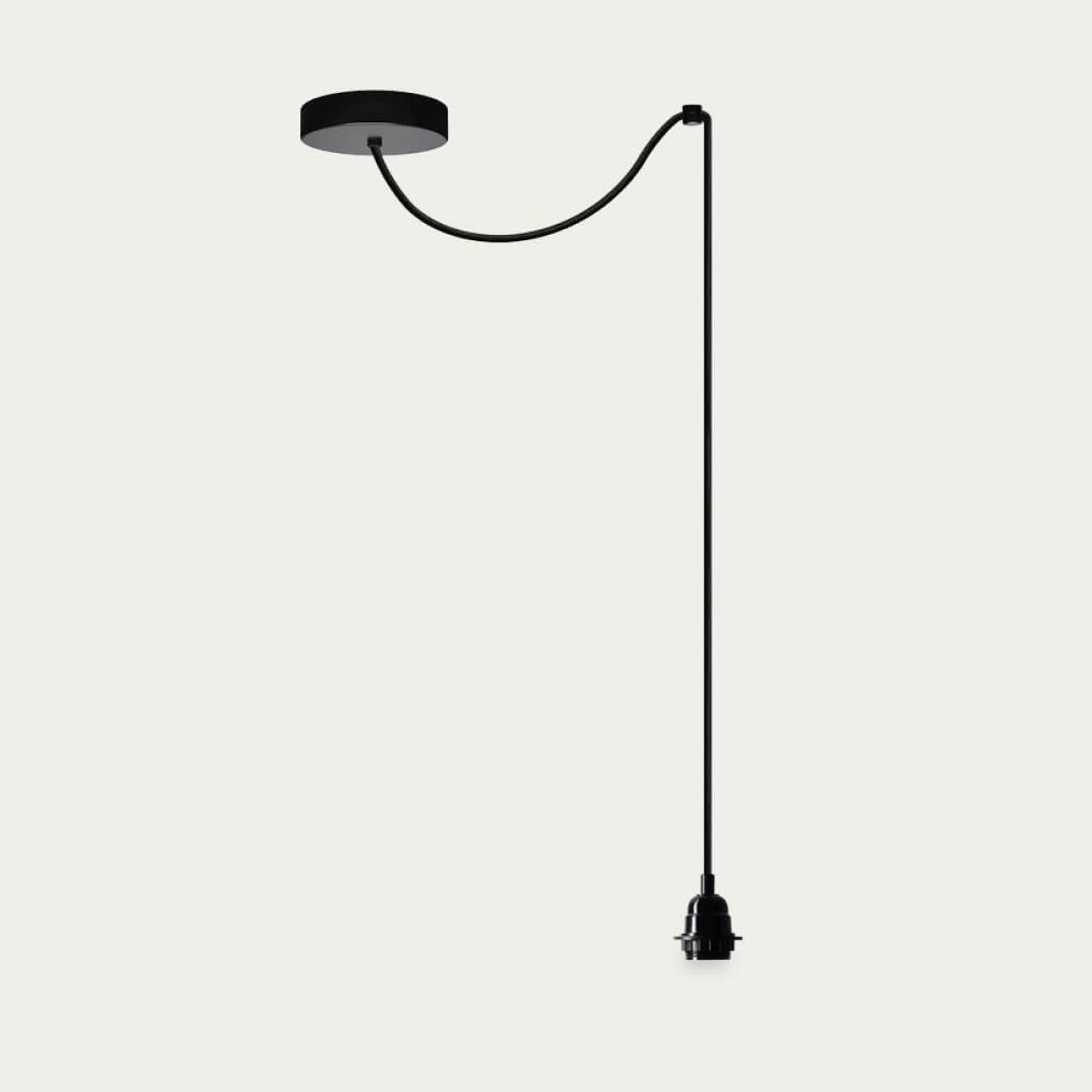 Black Teku 1-Pendant Light – image 1